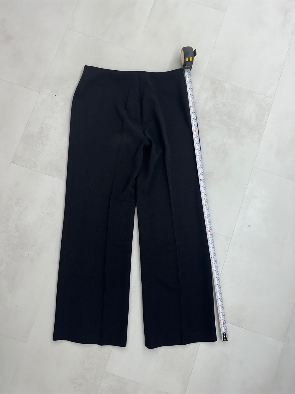 David Lawrence Classic Black Wide-Leg Dress Pants - Picture 5 of 5